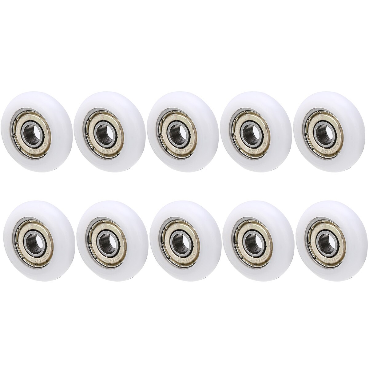 10 stk badeskap rullehjul dusjrom tilbehør lager rullehjul diameter plastdør erstatning 23mm diameter