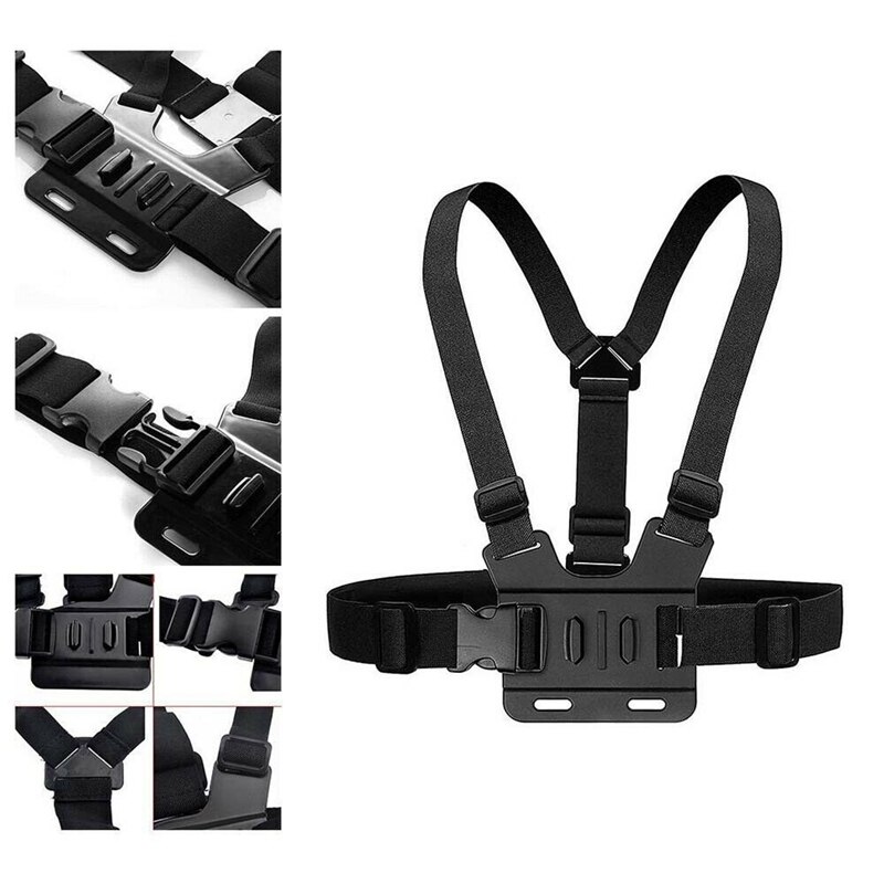 Borst Body Strap Mount Riem Houder Voor Dji Osmo Action Camera Gopro Hero