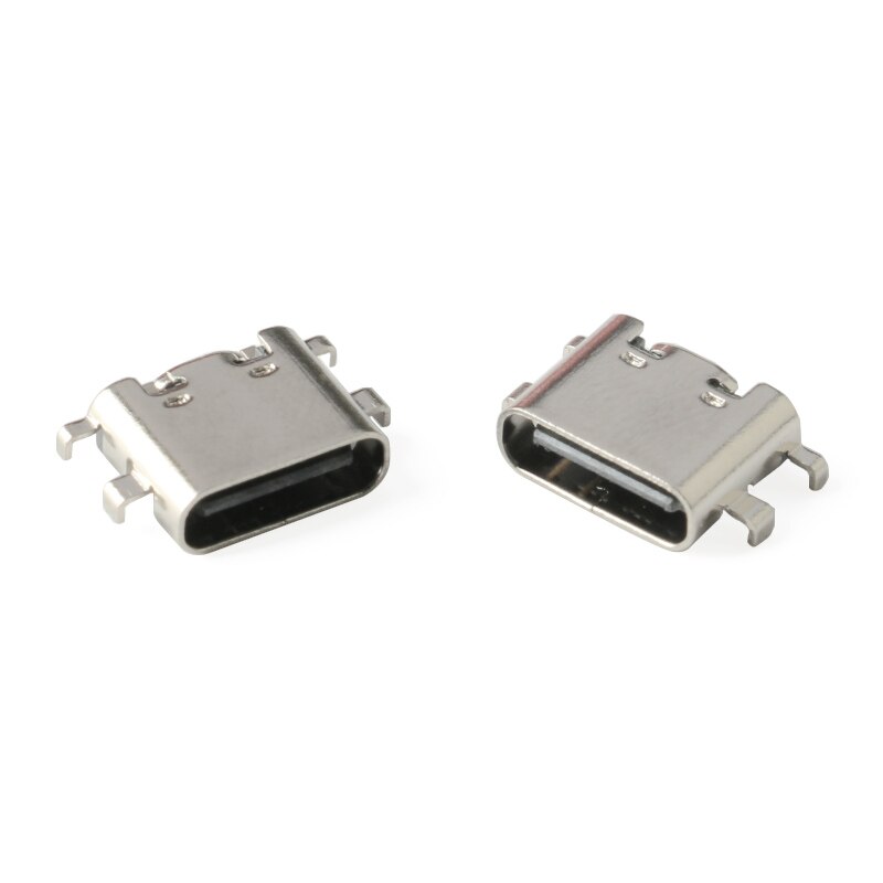 10 st mikro usb kontakt typ c 3.1 6 stift smt soc... – Vicedeal