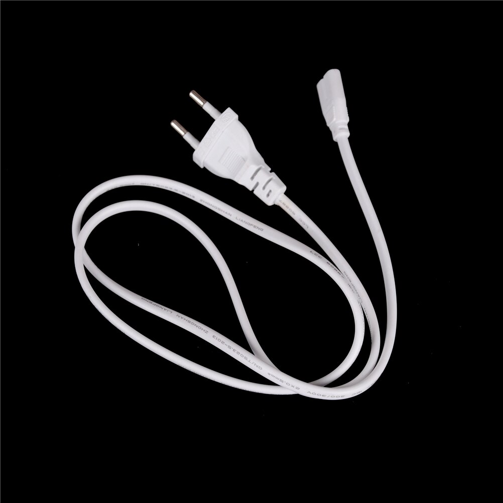 2-prong Power Cord White 1M EU European Port AC Power Cord Cable Slim Power Cable For Most Printer&laptop Adapters
