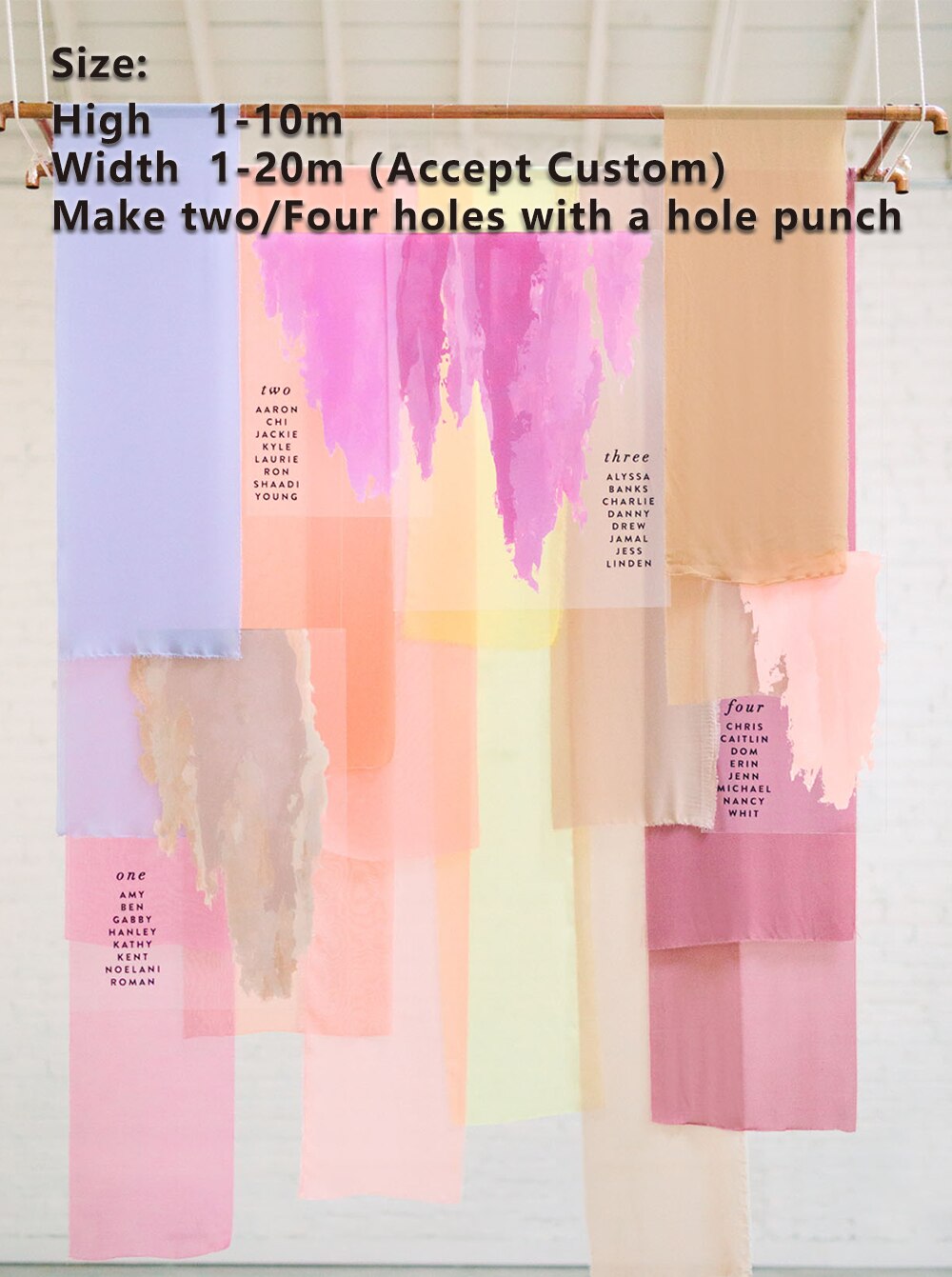 Big Size transparent fabric print flag banners for Exhibotion accept Custom