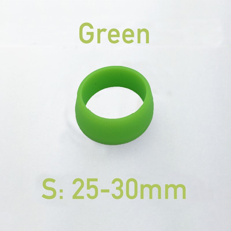 RISK Waterproof Silicone Ring Gasket for Bicycle Seatpost Protection MTB Mountain Road Bike Seat Post Dustproof Cover Washer: Green S