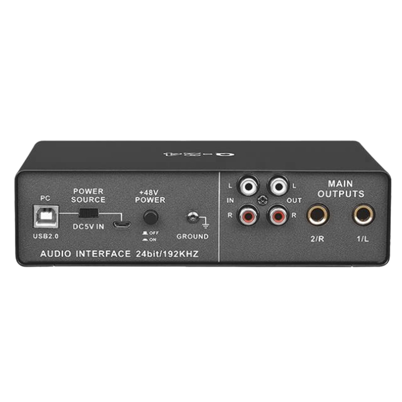 Sound Card Hi-Z Preamplification Converters With A Resolution Of 24 Bits / 192Khz Sound Card For Pc: Default Title