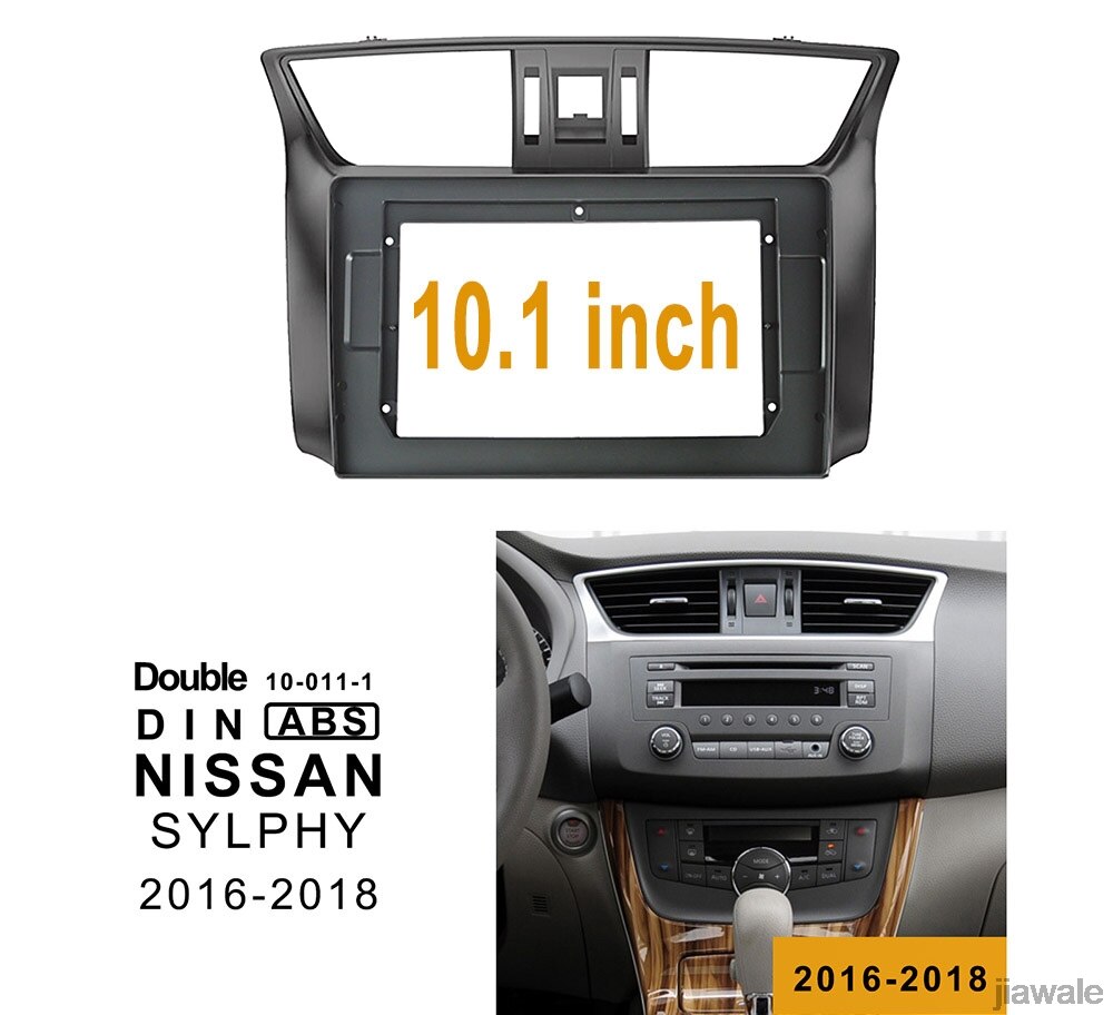 10.1 "Quad-nucleo 2.5D Ips Dello Schermo di androide 10 auto Gps Radio di Navigazione per Nissan Sentra, pulsar, sylphy 2013-2016: opaco nero