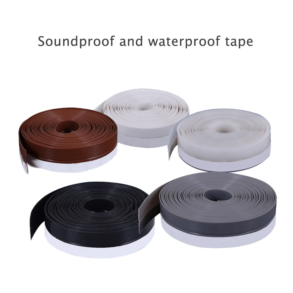 25/35/45mm Door Window Seals Silicone Rubber Sealing Strip Door Bottom Windproof Insect-proof Window Insulation Adhesive Tape
