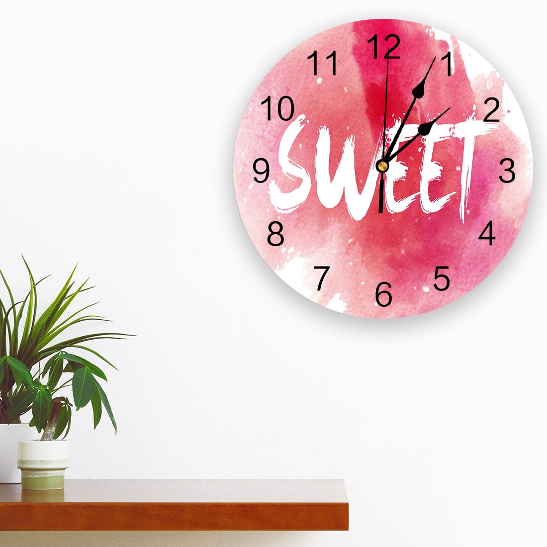 Ergocar Eenvoudige wandklok, creatieve moderne stille metalen Ergocar Eenvoudige wandklok, creatieve moderne stille metalen
