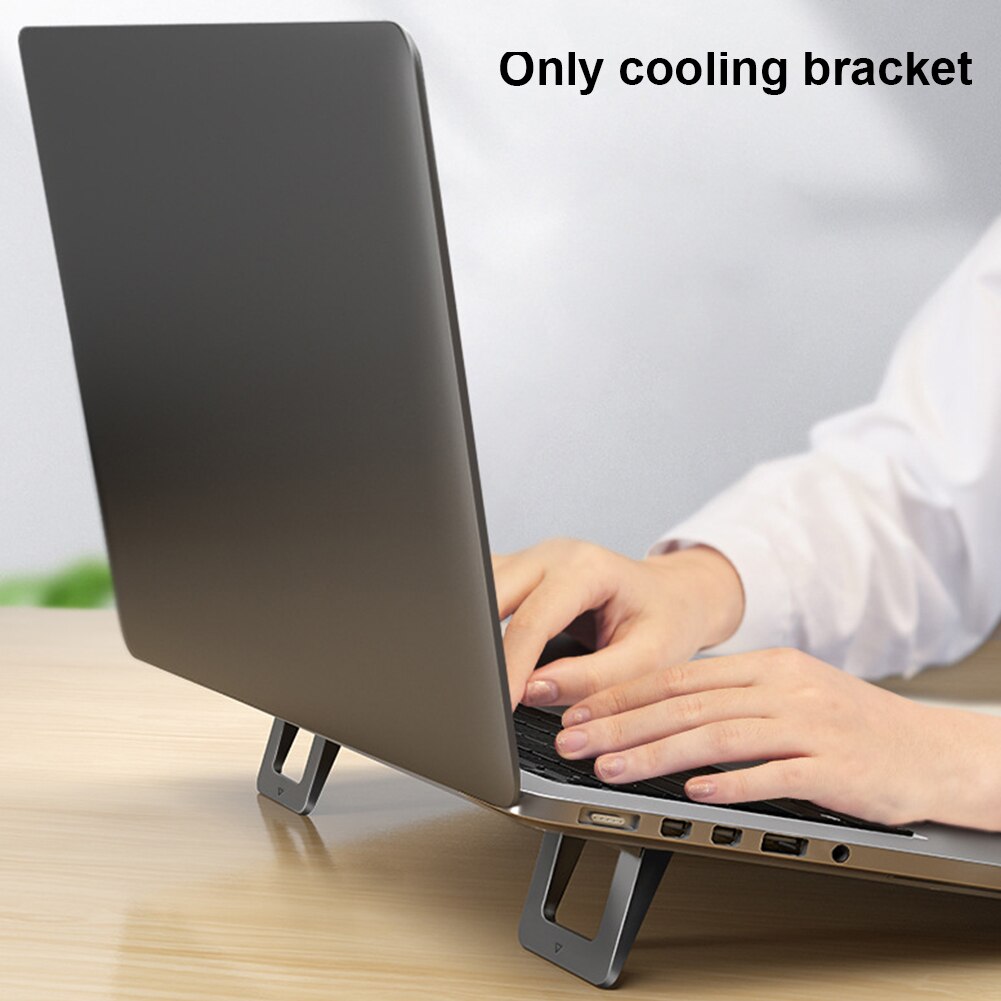 1 paar ergonomische universele handsfree koeling draagbare opvouwbare onzichtbare computer thuis desktop laptop standaard antislip abs