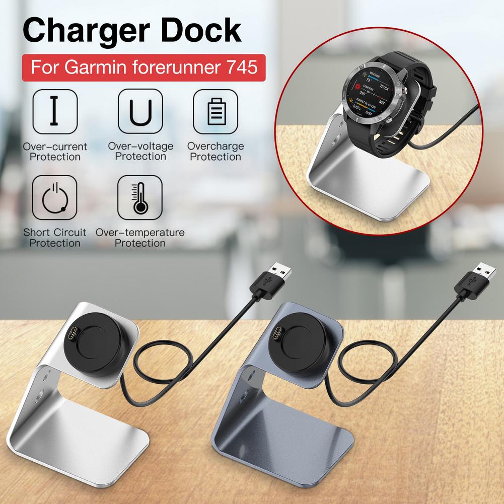 Universal Charging Stand Watch Charger Dock Holder For Garmin Forerunner 745 Garmin Venu Sq Fenix6 Watch Accessories