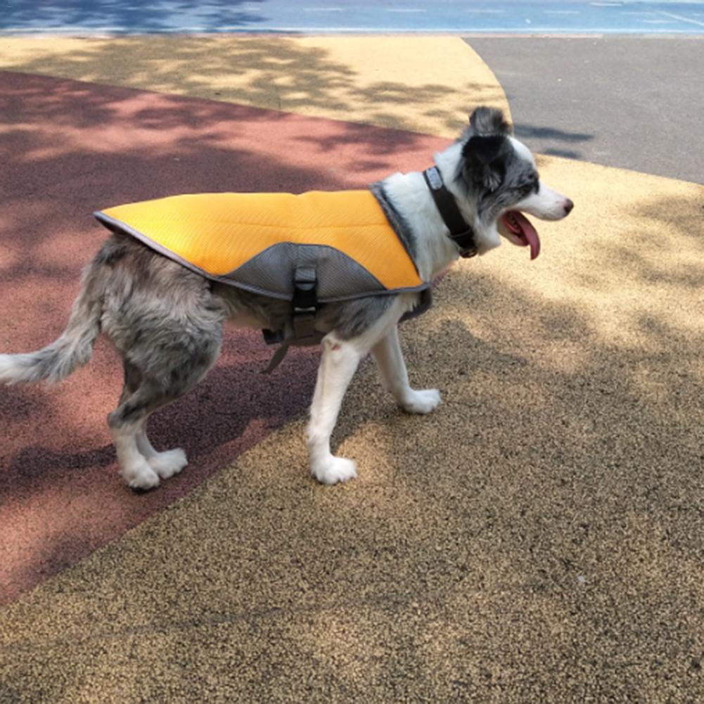 M-xl zomer koelvest voor huisdieren, bescherming tegen hitteberoerte, hondentuigje, koeljas voor buitenwandelingen, hardlopen en klimmen