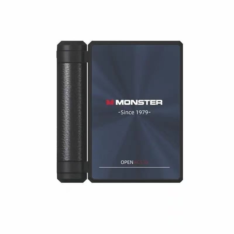 Auricolari wireless monster  ac530 bluetooth agili a conduzione ossea auricolari sportivi da appendere all'orecchio non in-ear doppi pieghevoli resistenti: Rosso