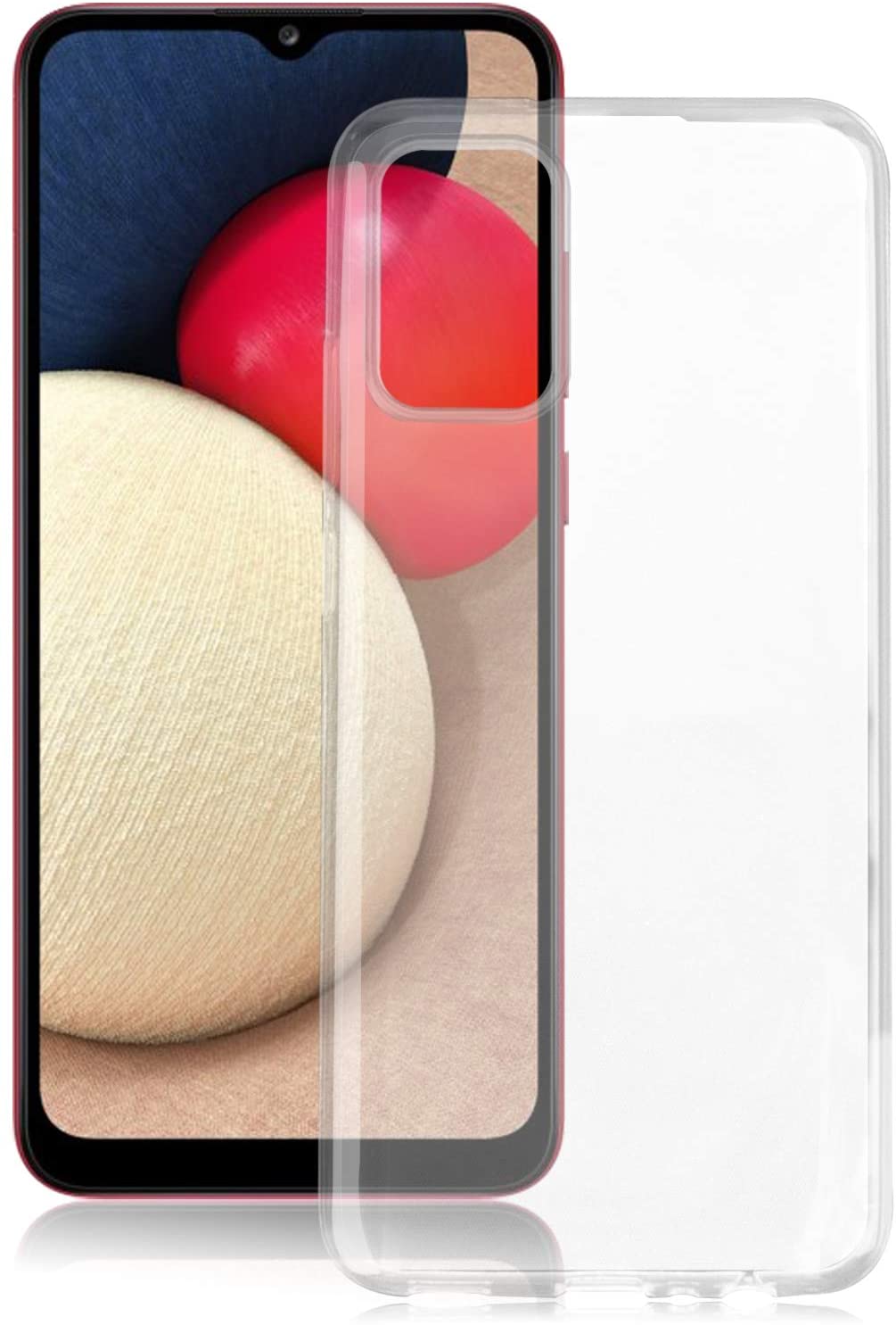 Funda de silicona para Samsung Galaxy, funda trasera suave de mármol para Samsung Galaxy M02s A02s, Fundas de silicona transparente m 02s 6,5'': For Samsung M02s / Transparente