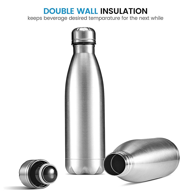 350/500/750/1000ml Double Wall Stainless Steel Thermos Sport Insulated Tumbler Vacuum Flask Cola Water Beer Chilly Bottle