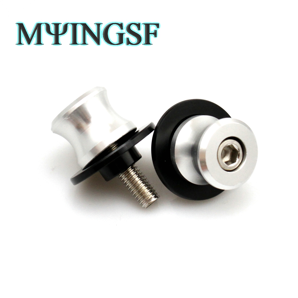 Swingarm Spools Slider Stand Screws For YAMAHA XSR 900 300 250 155 -2022 Motorcycle Accessories CNC XSR900 XSR250 XSR300: Silver