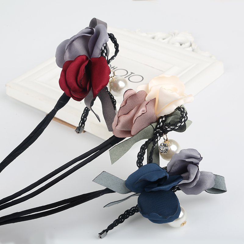 Colgante de perlas y flores para hacer moños, Donut mágico, herramientas de peinado fáciles, productos de peinado, accesorios para el cabello para niñas y mujeres