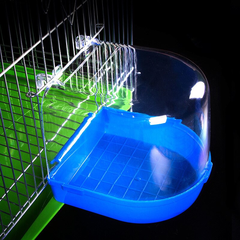 Parrot Bird Bathtub Parrot Bathing Supplies Bird Bathtub Cage Pet Supplies Bird Bath Shower Standing Bin Hanging Tub Shower