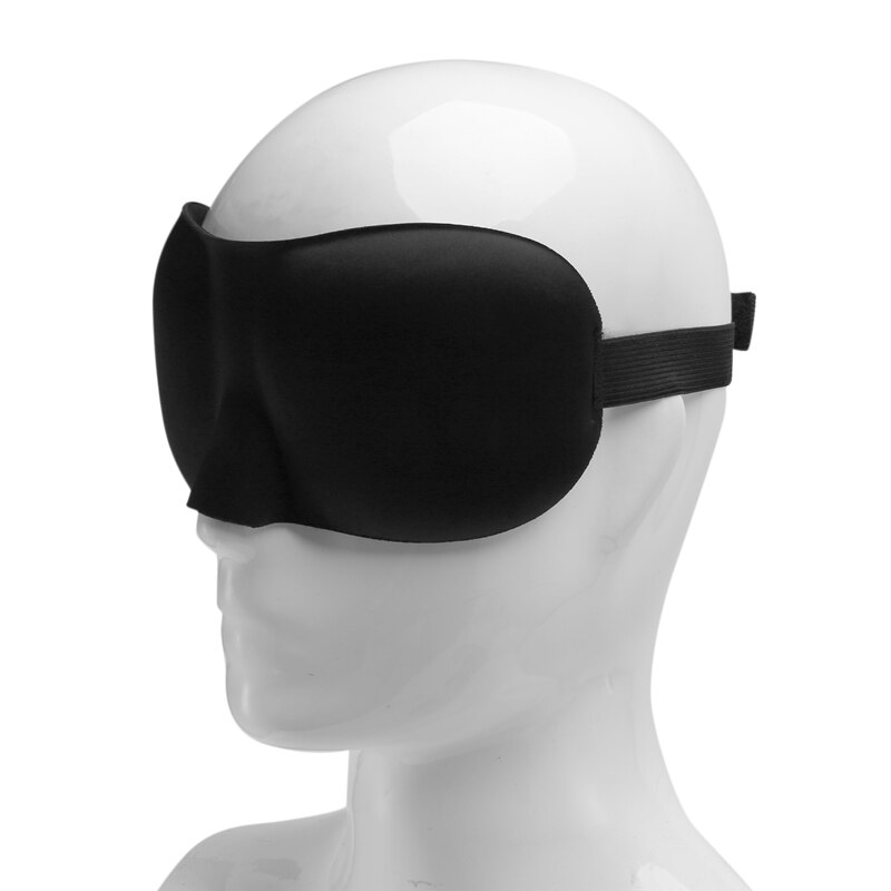 Masque oculaire de sommeil 3c, bandeau noir, aide au sommeil et au repos