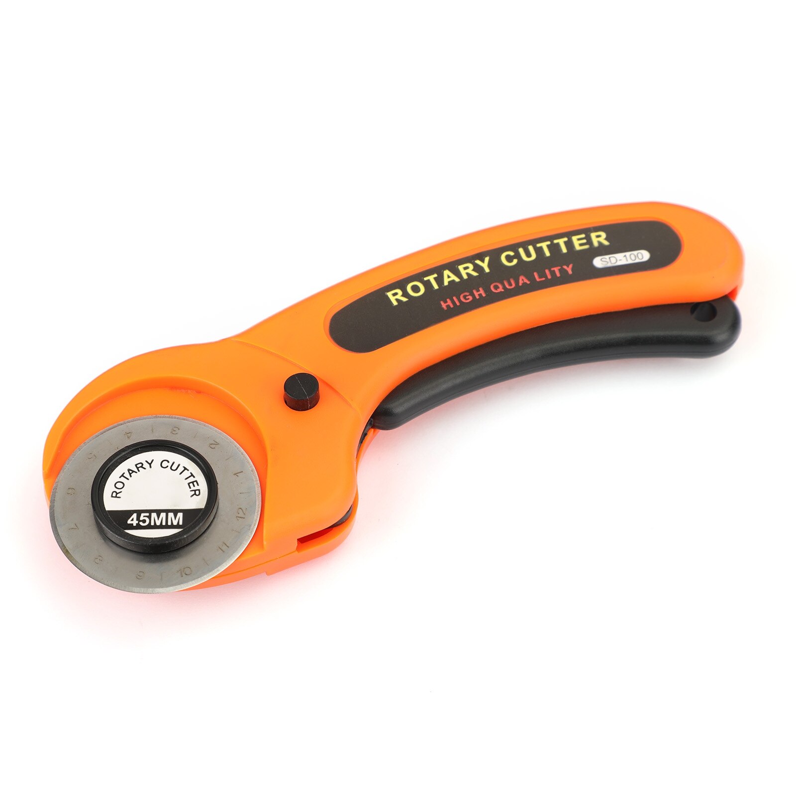 Areyourshop 45mm Rotary Cutter Sewing Quilters Fabric Leather Cutting Tool+1Pcs Scale Blades