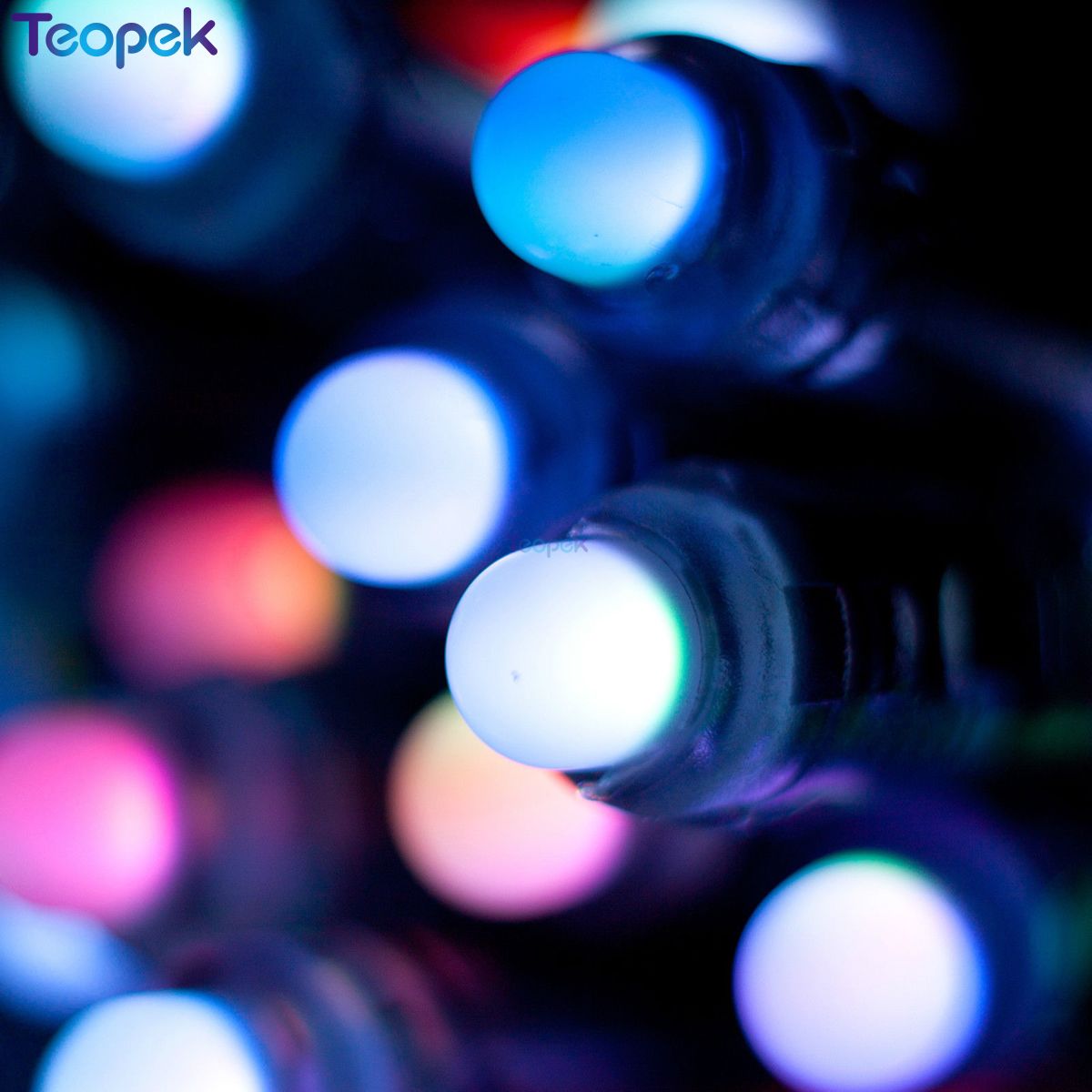 50 stuks 12mm WS2811 LED Pixel Module Digitale RGB Full Kleur String IP68 Waterdichte Led String Voor Reclame Letters teken DC5v