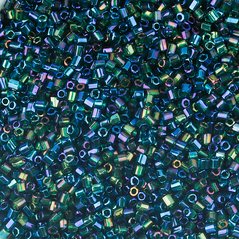 1100 pièces 2mm AB couleur perles Tube forme verre perle perles de rocaille pour la fabrication de bijoux perles d'espacement en vrac bracelet à bricoler soi-même collier: Black