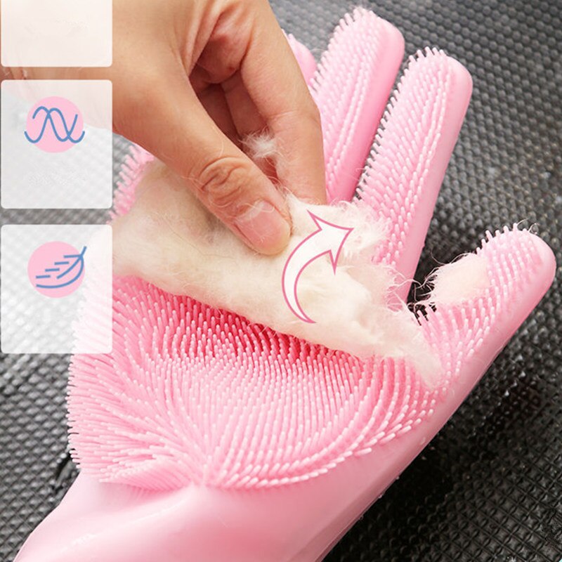 Hund Handschuh Pinsel Hund Massage Dusche Handschuhe Haustier Haar Entferner Hundesalon Handschuh für Hunde Reinigung Pinsel Hunde Baden Dusche handschuhe