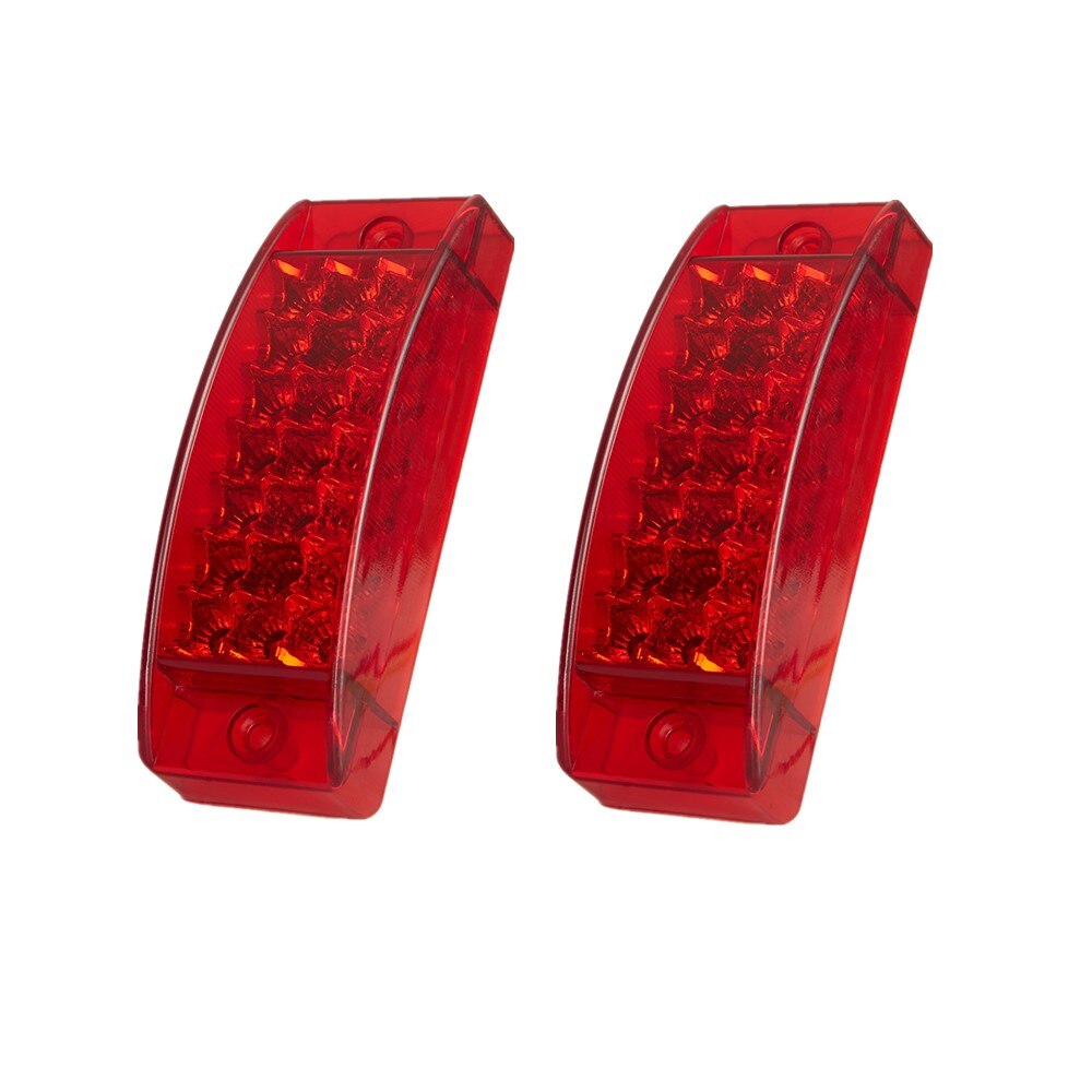 1 Paar Auto Vrachtwagen 21 Led Achter 12V 24V Verlichting Achter Lampen Waterdicht Tailight Achterlicht Waarschuwing Onderdelen voor Trailer Caravans Dc
