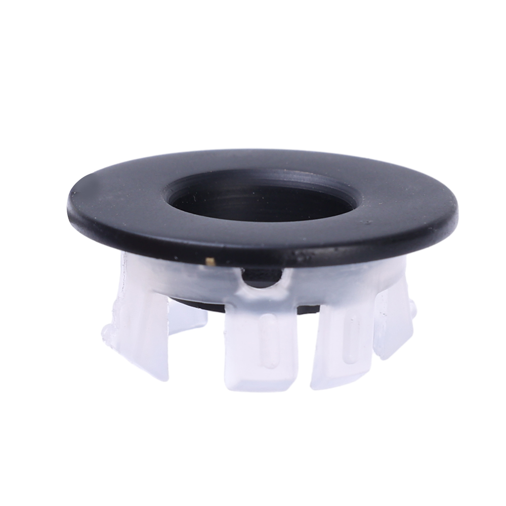 Bathroom Basin Faucet Sink Overflow Cover Replacement Kitchen Sink Drain Hole Cap Sink Trim Ring Plug For Bathroom Accessories: light green