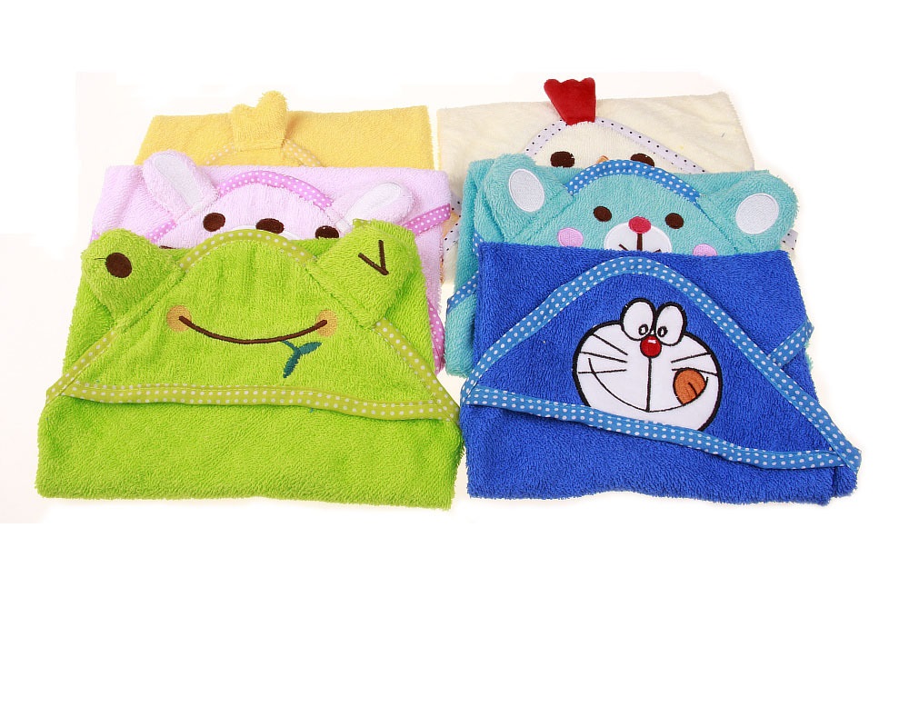 Serviette de bain à capuche pour animaux de compagnie, mignon, pour chien, chat, couverture chaude, douce, dessin animé, chiot, peignoir Super absorbant