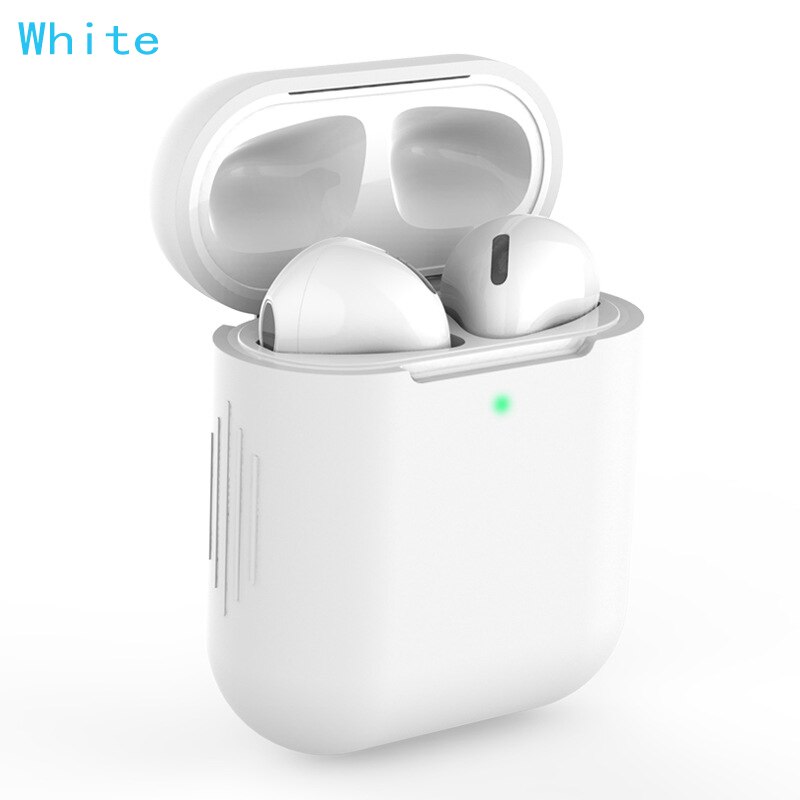 Funda de silicona para Apple Airpods 1/2, funda protectora para auriculares, funda protectora para Apple Airpods 2/1: 01