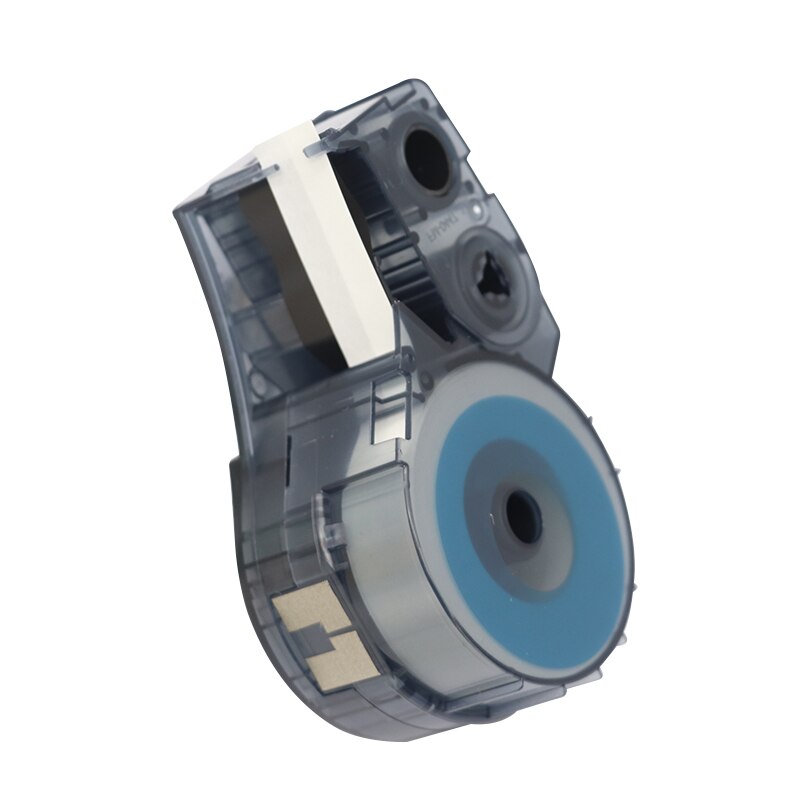 for M21-250-595 6.35mm Width Label Tape Black On White Compatible for BMP21 Plus ID Pal and LABPAL Label Printers