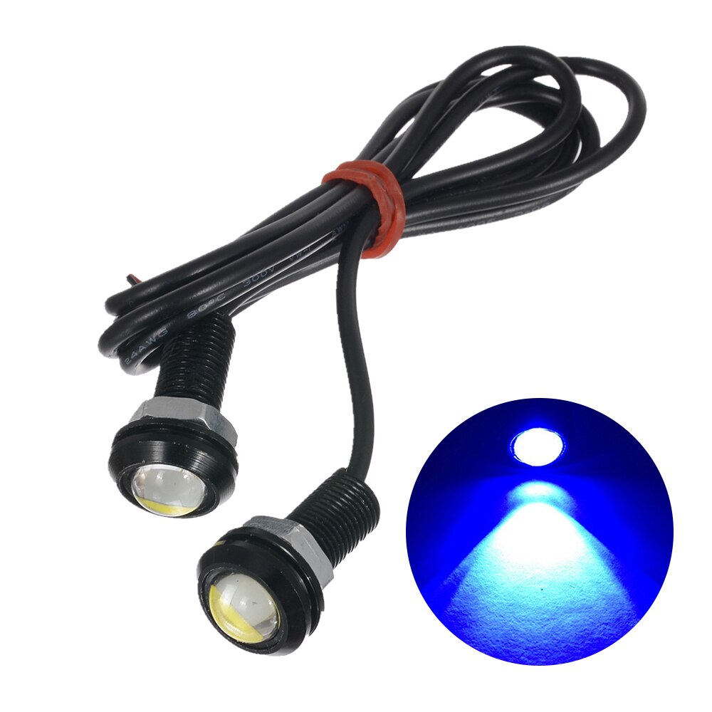 9W Eagle Eye Lamp Daglicht Led Drl Fog Dagrijverlichting Auto Licht Achterlicht: Blauw