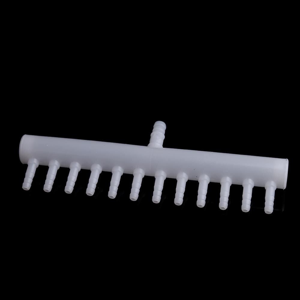 Plastic Aquarium fish 4 6 8 10 12 16 20 Way Aquarium Fish Tank Air Flow Splitter Control Lever Valve: Gray