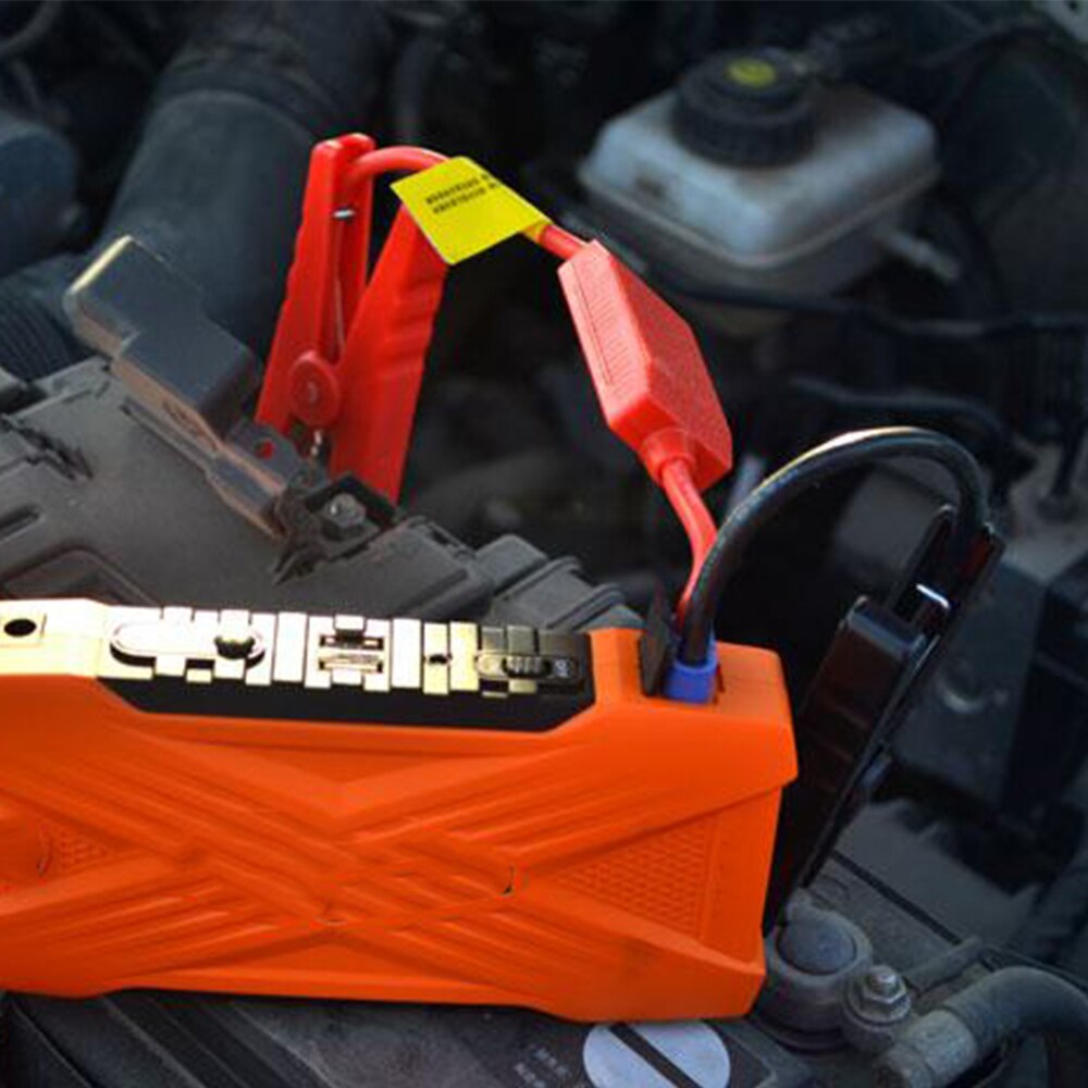 12V Jump Starter Alligator Clip Starting Device Emergency Battery Jump Cable Clamps With EC5 Plug Connector For Car Trucks