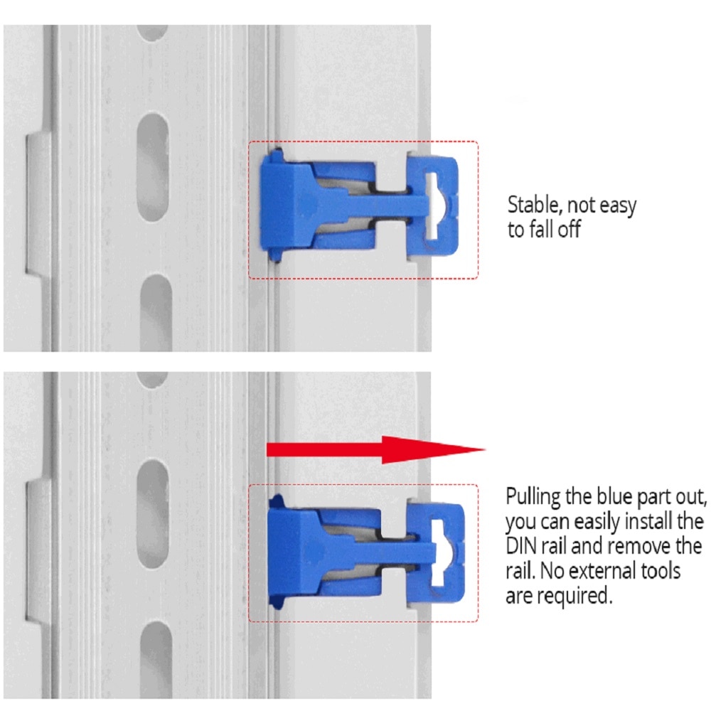 SONOFF DR DIN Tray Rail Case Holder Mounted Adjustable work with SONOFF Basic/RF/TH10/TH16/POW/DUAL/POW R2 Smart Home Automation