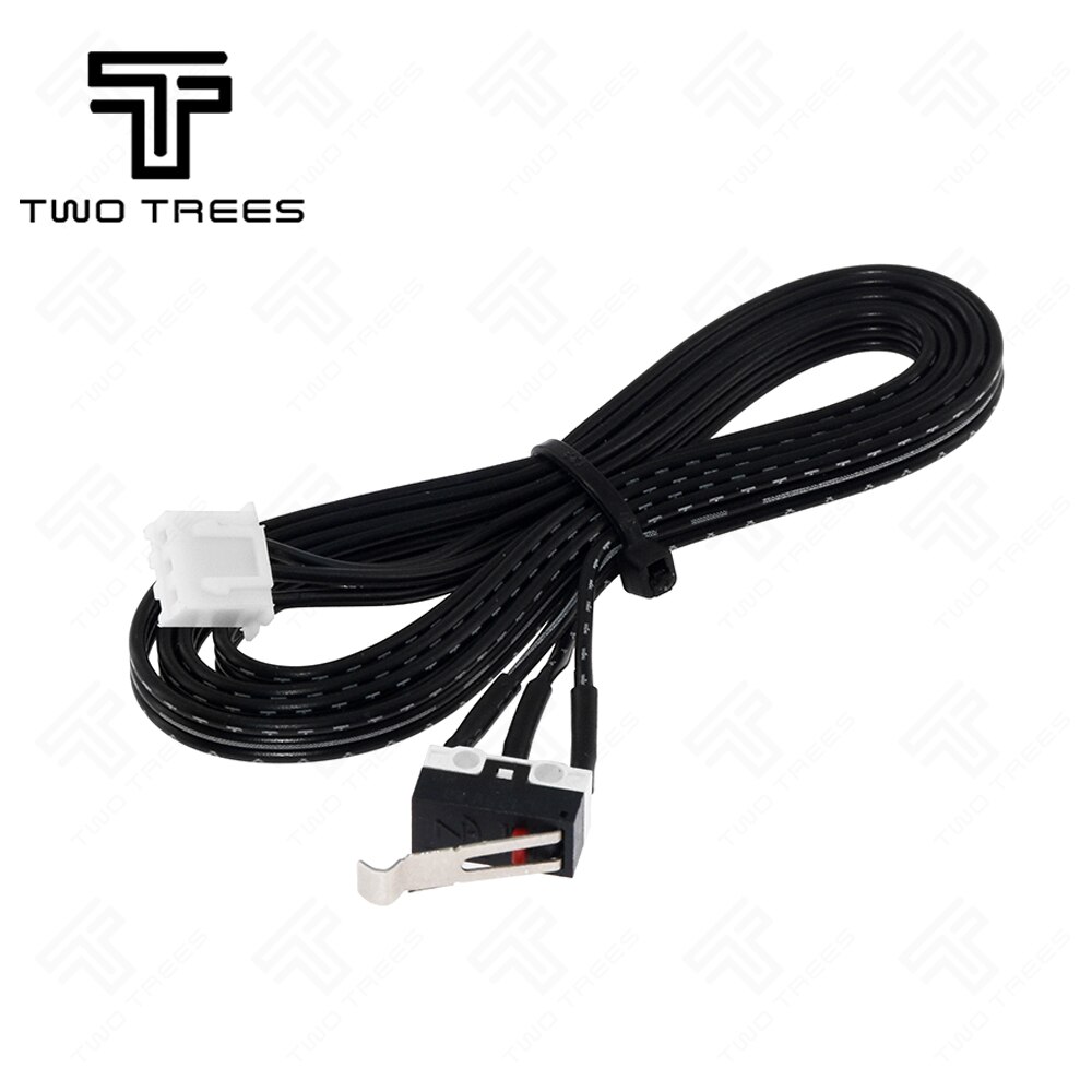 3D printer DIY accessories limit switch with line micro switch stroke reset switch micro touch switch black one With Line 100cm