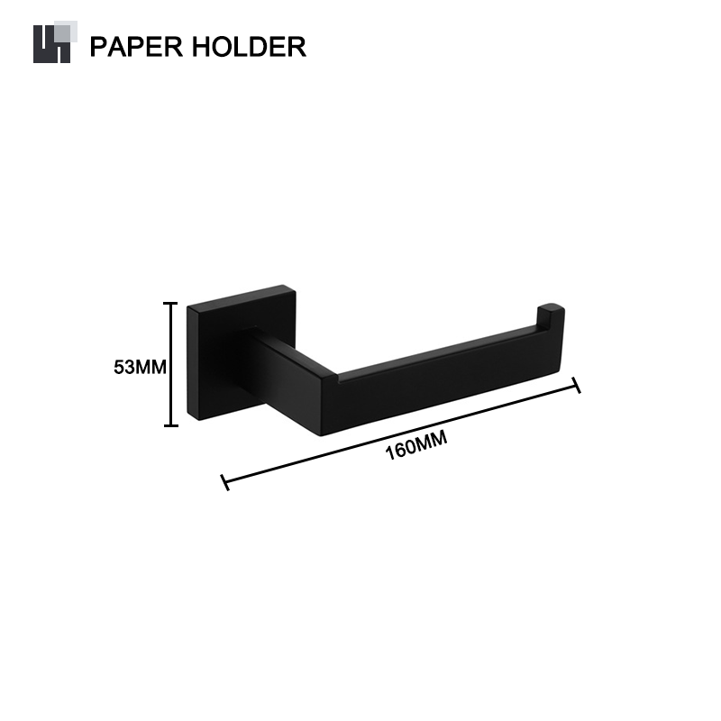 Zwarte Badkameraccessoires Rvs Set Wandrek Handdoekrek Handdoekhouder Kleding Haak Toiletborstel Hanger: Oranje