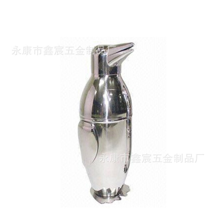 A2 Cocktail Shaker Penguin Stainless Steel Bar Bartender Drink Mixer Shaker Pot Wine Bottle Wine Accessories 500ml