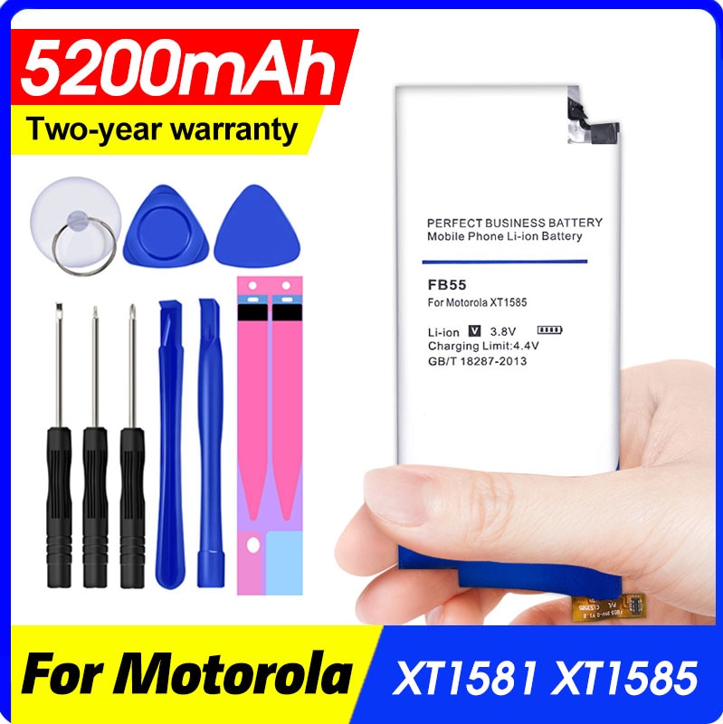 FB55 4950mAh Battery for Motorola Moto DROID Turbo 2 XT1585 XT1581 XT1580 X