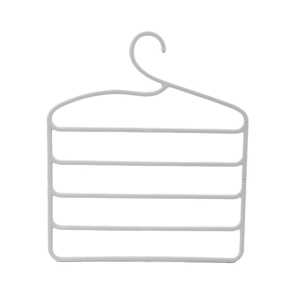 5 couches multifonctionnel pantalons cintres supports pantalon cintre espace économiseur étagère de rangement vêtements cintre armoire placard organisateur: 1