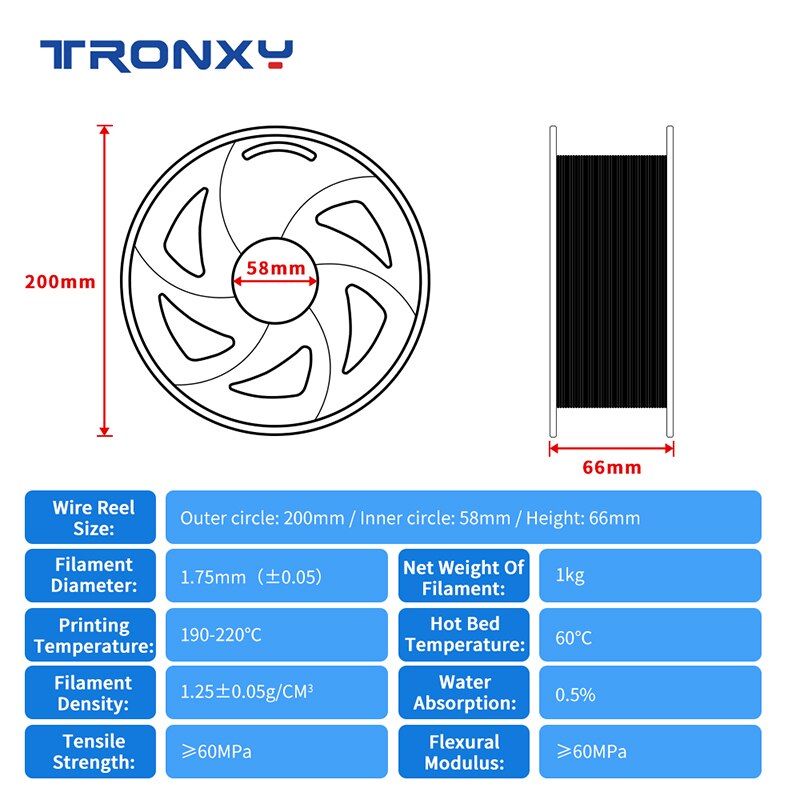 3D Printer Onderdelen 1Kg/Roll 1.75Mm Pla Filament Plastic Wit Zwart Rood Blauw Geel Kleur 3D Afdrukken Materialen