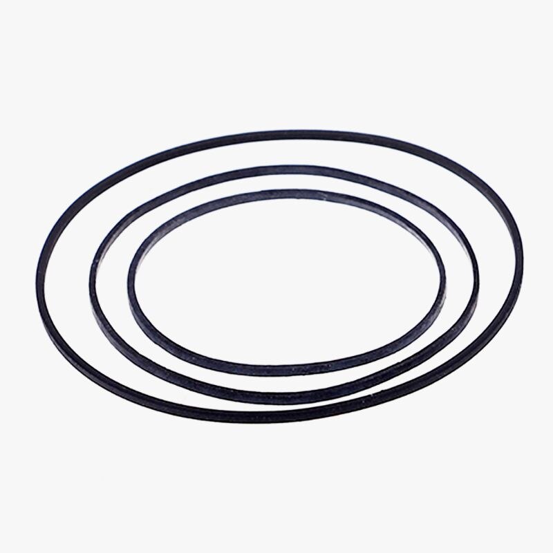 50 stk / posere 1mm miksebånd til blanding av kassettbånd assortert flatt gummirem 45-130mm