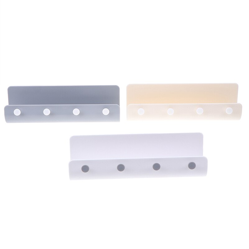 3Colors Self Adhesive Wall Hooks Key Holder Stick on Wall Door Letter Mail Box Hanger