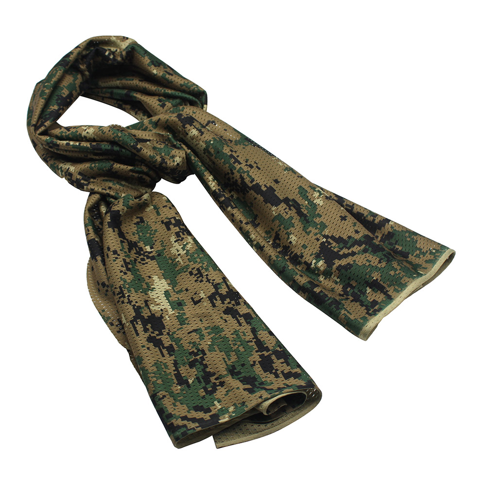 Jagd Gittergewebe Atmungsaktive Schal 165*48 cm Taktische Bandana Spezielle Bedienungen Tarnung Gesicht Handtuch Gewehr Tarnung Netz