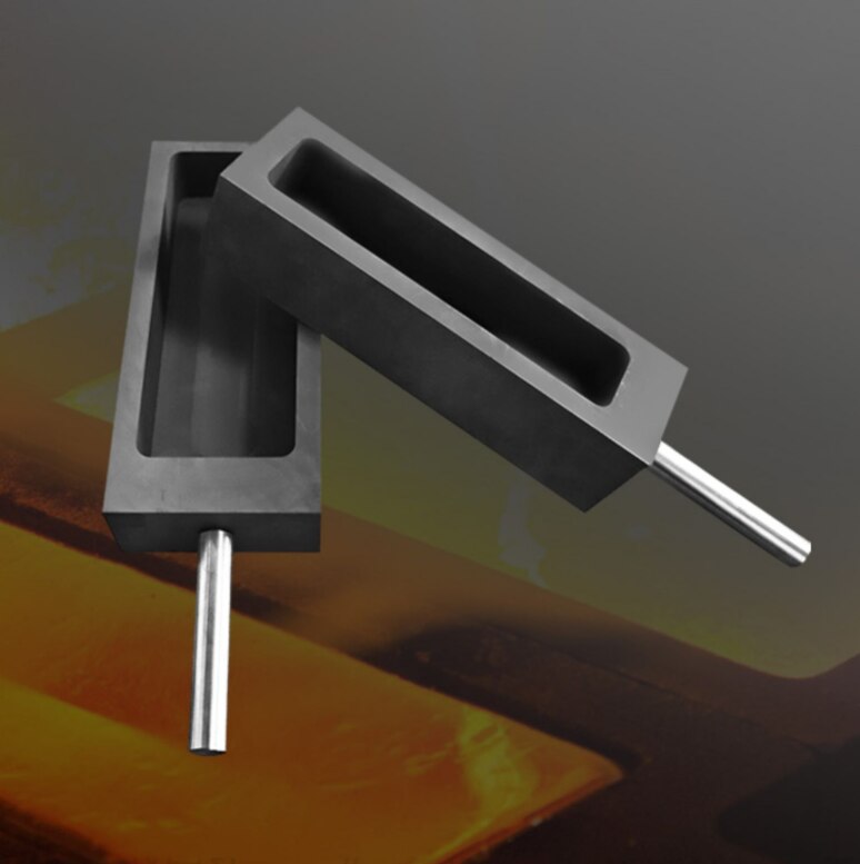 Graphite mold with handle