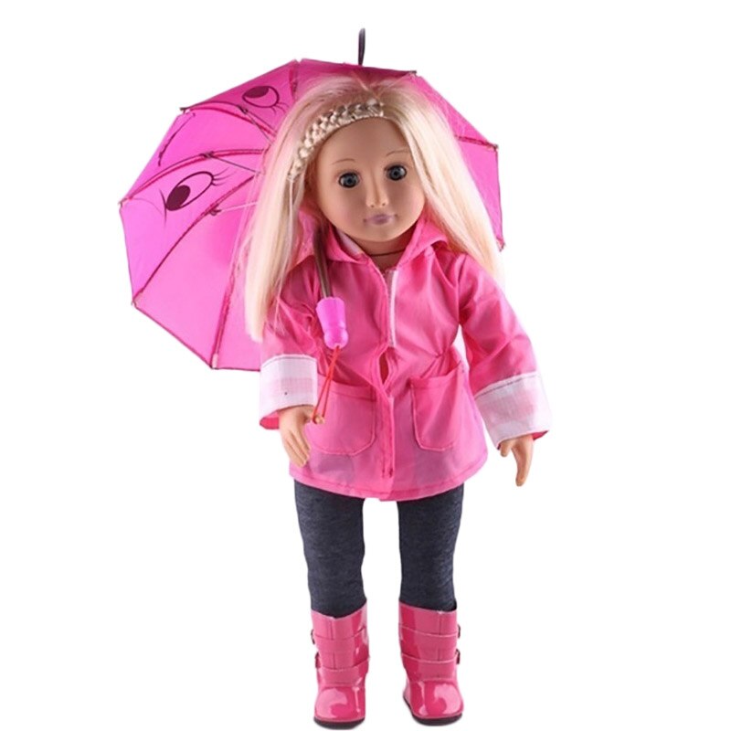 Mooie Paraplu Accessoires Kids Meisjes Geschikt voor 18inch Amerikaans Meisje Pop