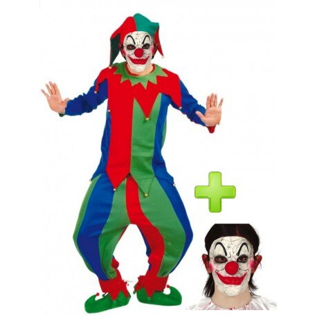 Disfraz de Bufon Diabolico - Disfraces Halloween