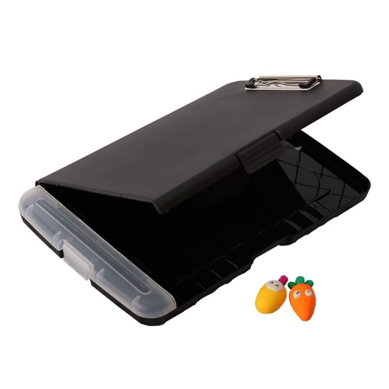 Klassieke Multifunctionele Bestandsmap Organisator Plastic Klembord Doos Case Pennenhouder Briefpapier
