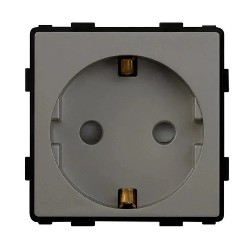 Bingoelec glassbryter stikkontakt med glassbryter med wifi stikkontakt veggkontakter lysbryter usb  rj45 kat 6 grå gjør-det-selv funksjonsdeler