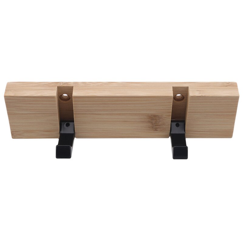 Wooden Home Storage Organization Hooks 2-3 Hook Rails Bedroom Door Hanger Clothes Hanging Rack Holder Hooks For Towel Bags