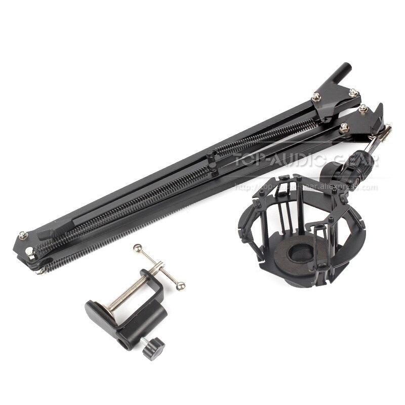 Desktop Suspension Microphone Stand Shock Mount Scissor Boom Arm Holder For LEWITT DGT 260 650 LCT 441 FLEX 640 540 449 PURE Mic