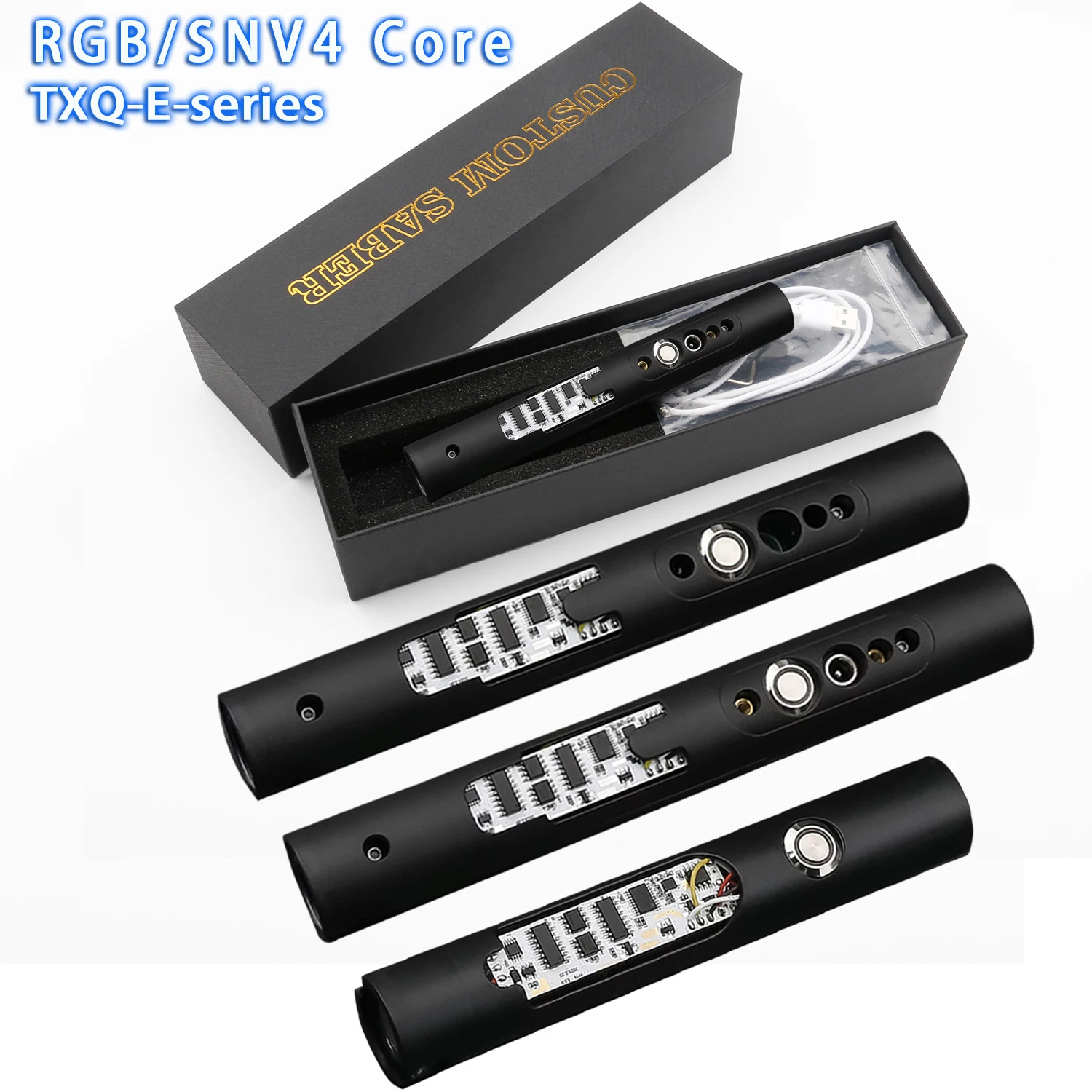 TXQ Lightsaber Core RGB SNV4 Kit electrónico Standrad/Premium/Super Baselit Core Reemplazo Soundborad Kits de botones dobles